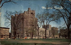 The Masonic Temple Postcard