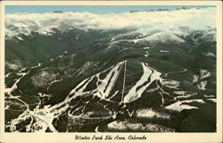 Winter Park Ski Area Colorado Postcard Postcard