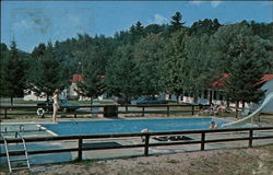 The Woodruff Motel Keene, NY Postcard Postcard