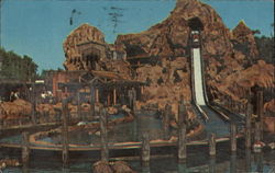 Calico Log Ride Postcard