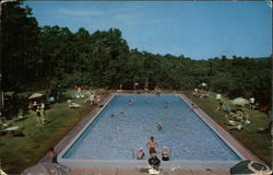 Green's Hotel at verona lake "In the Heart of the Orange Mountains" Postcard