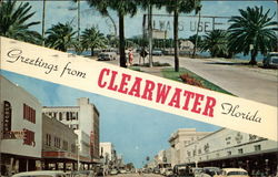 Memorial Causeway to the Beaches, and Cleveland Street Postcard