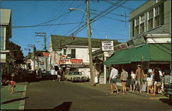 Business District, Commercial Street, at the tip of Cape Cod Postcard