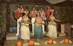 Tahitian Dancing Postcard