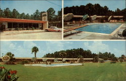 Gold House Motor Lodge, Gold House Restaurant Nahunta, GA Postcard Postcard