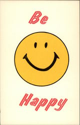 Be Happy - Smiley Face Postcard
