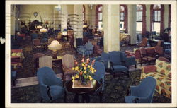 The Main Lounge at Hotel Dennis Postcard