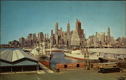 Skyline of Lower Manhattan New York, NY Postcard Postcard