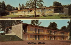 Hilltop Motel Postcard