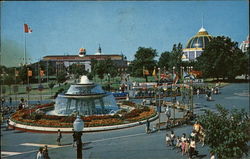 Princess Margaret Fountain at the Canadian National Exhibition Postcard
