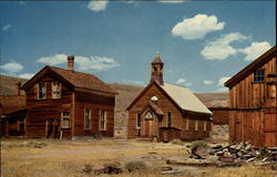 Methodist Church Bodie, CA Postcard Postcard