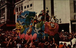 Mardi Gras in New Orleans Postcard