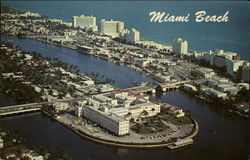 Aerial View of North Beach Postcard