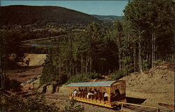 Cable Incline Railway at Fentier Village Postcard