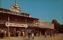 Street Scene at Fentier Village Postcard