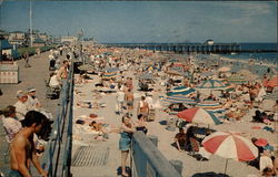 Beach and Boardwalk Ocean Grove, NJ Postcard Postcard