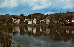 A Scenic View on the Ottauquechee River Postcard