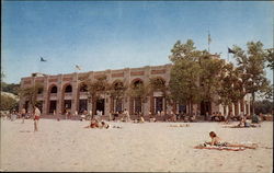 Pavilion and bath house, Indiana Dunes State Park Postcard