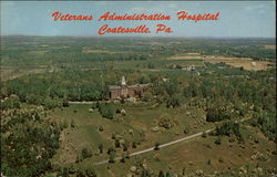 Veterans Administration Hospital Coatesville, PA Herbert Lanks Postcard Postcard