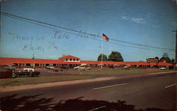Presque Isle Motel Erie, PA Postcard Postcard