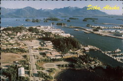 Aerial Vew of Town Sitka Alaska