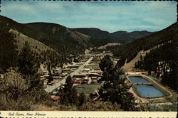 View of Main Street Red River New Mexico
