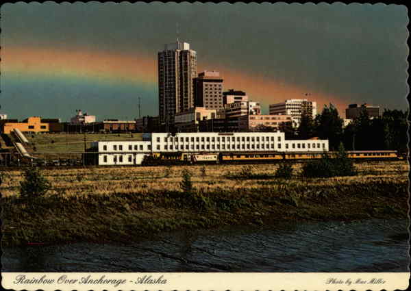 Rainbow Over the City Anchorage Alaska