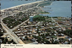 Aerial View of Dewey Beach Delaware