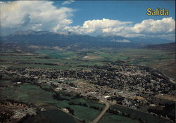 Aerial View Salida Colorado