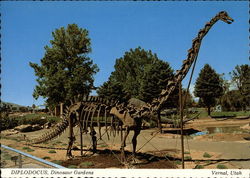 Diplodocus Dinosaur, Dinosaur Gardens Vernal Utah