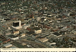Lafayette from the air Indiana