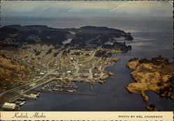 Aerial view of Kodiak Alaska