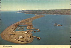Aerial View of Kachemak Bay Homer Alaska