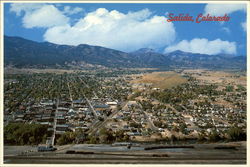 Aerial View Salida Colorado