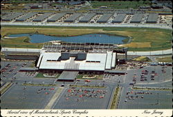 Aerial view of Meadowlands Sports Complex Postcard