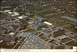 Aerial View State University of New York Postcard