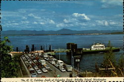 The M.V. Kulshan Loads at Columbia Beach - Whidby Island Postcard
