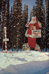 Welocme to Santa Claus House, Santa Land Postcard