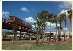 Tram at the New International Airport Postcard