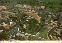 University of Michigan Hospital Postcard