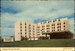 Indiana University Hospital Postcard