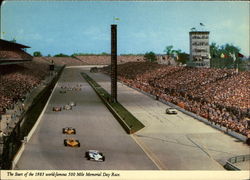 Indianapolis Motor Speedway Postcard