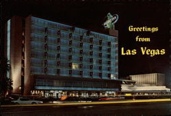 Night View of the World Famous Desert Inn Postcard