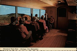Simulated Train Ride, Heritage New Hampshire Postcard