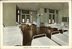 Hospital Ward, Christian Home Orphanage Postcard