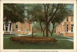 View of Grounds Looking North, Christian Home Orphanage Council Bluffs, IA Postcard Postcard