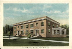 Adult's Building, Christian Home Orphanage Council Bluffs, IA Postcard Postcard