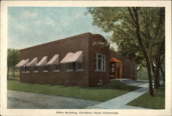 Office Building, Christian Home Orphanage Council Bluffs, IA Postcard Postcard