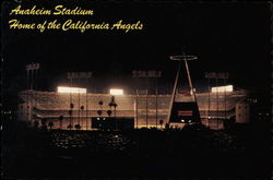 Anaheim Stadium California Postcard Postcard