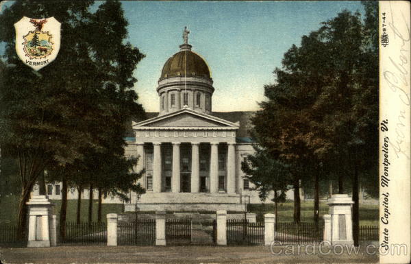 State Capitol Montpelier Vermont